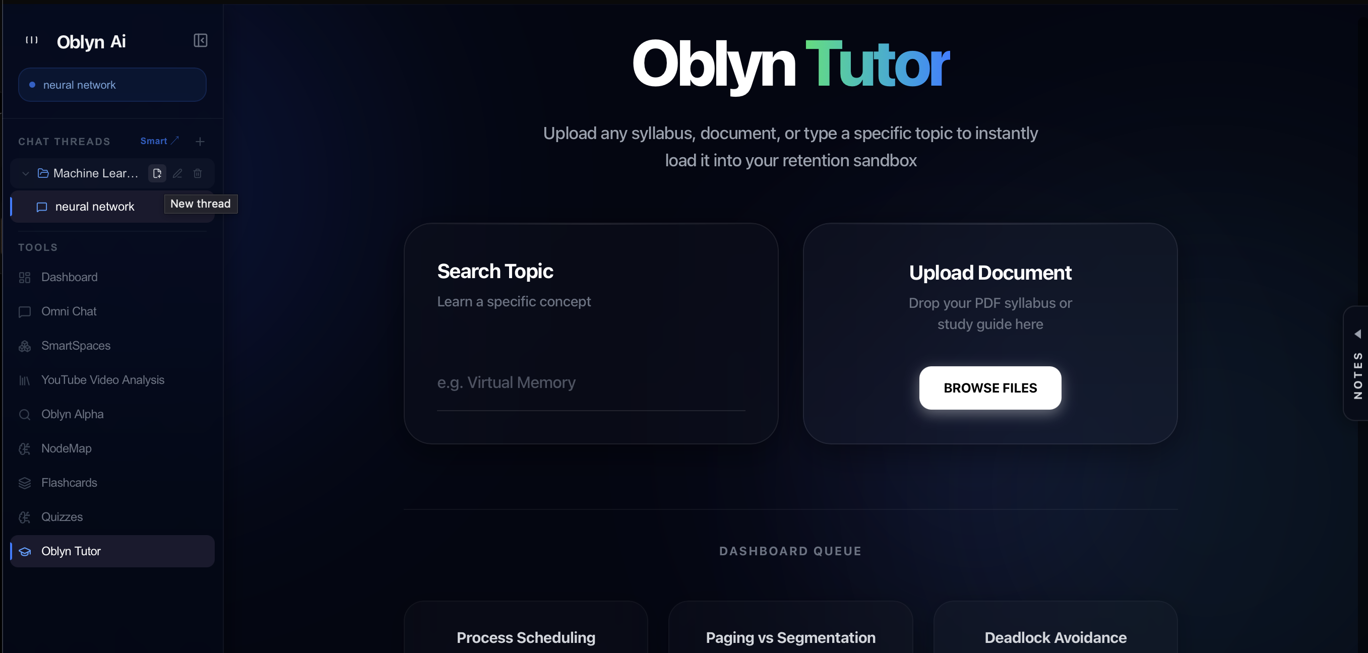 AI Workspace & Tutor